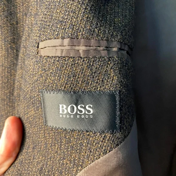 Hugo Boss Brown 44R Wool Sport Coat